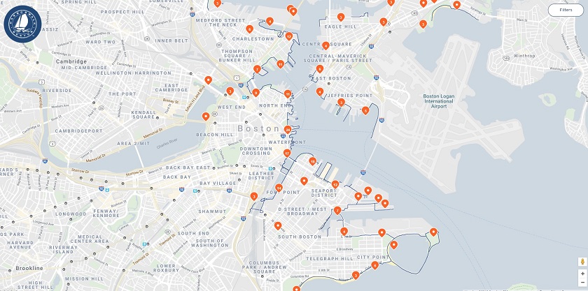 Boston Harbor Map 
